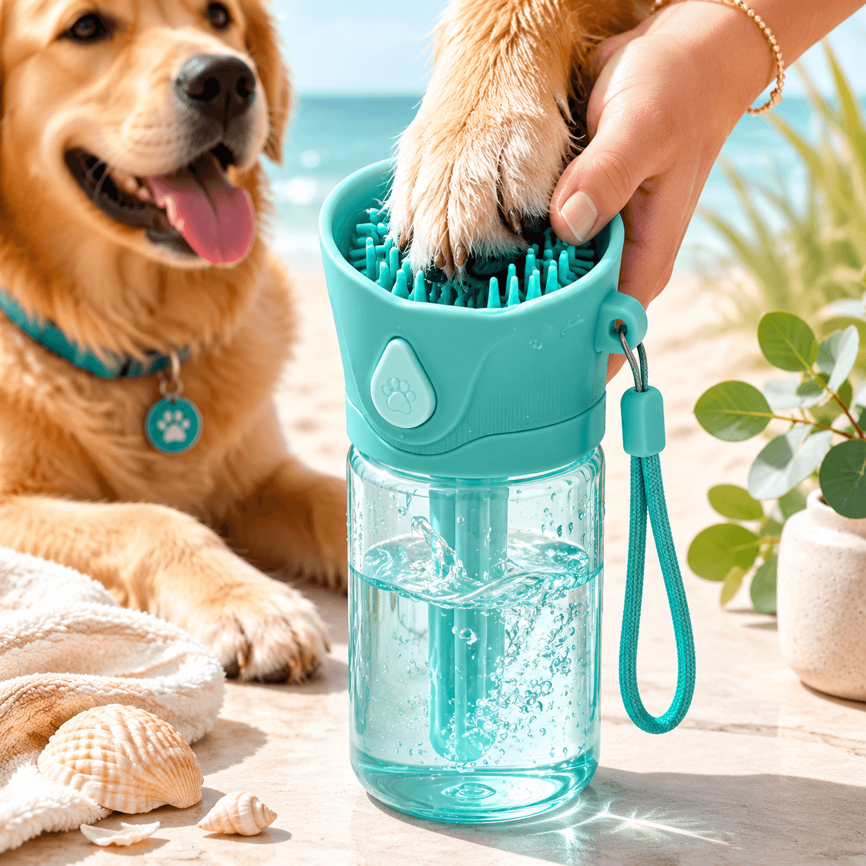 Beach Paw Wash Bottle