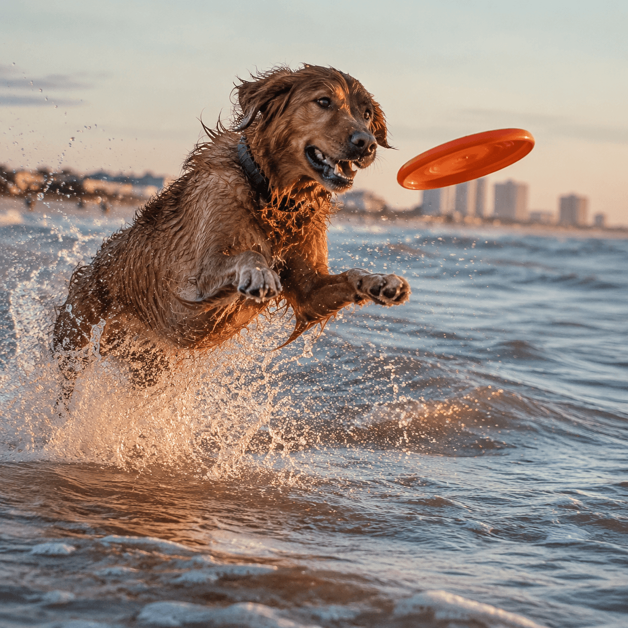 Floating Water Toy Bundle in use on the beach
